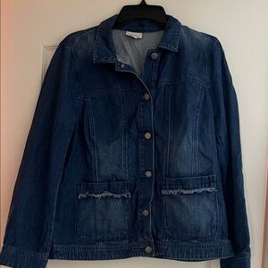 J. Jill Dark Blue Jean Jacket